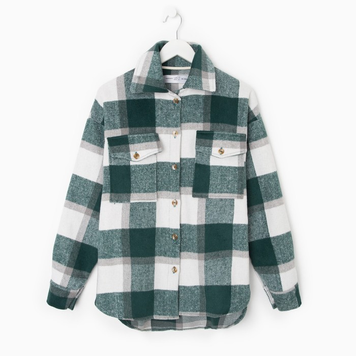 Рубашка женская MIST утепленная, р. M, зеленый 62764