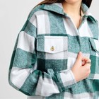 Рубашка женская MIST утепленная, р. L, зеленый - Фото 4