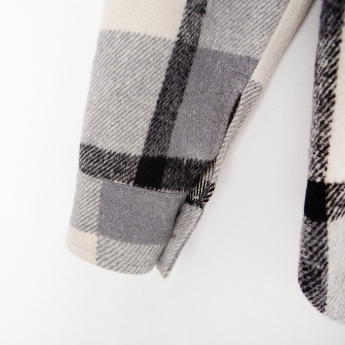 Рубашка женская MIST утепленная, р. L, серый 62768