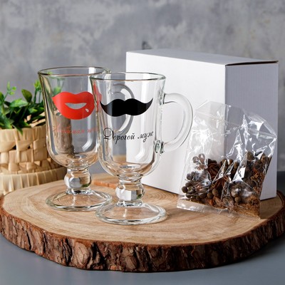 Набор бокалов для глинтвейна «Муж и жена»