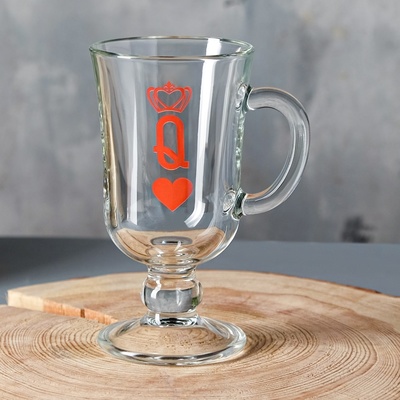 Набор кружек для глинтвейна "Король и королева" две штуки в коробке, специи