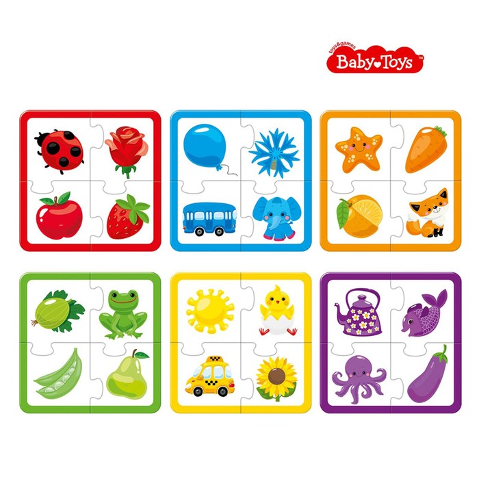 Пазлы MAXI «Собирай цвета», 24 элемента 62771