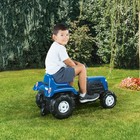 Трактор педальный DOLU Ranchero, клаксон, цвет синий - Фото 7