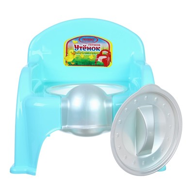 Горшок детский «Утенок» с крышкой, 310×295×280 мм