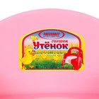 Горшок детский «Утенок» с крышкой, светло-розовый / белый 310х295х280мм - Фото 3