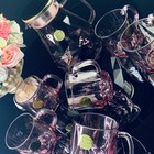 Набор из кувшина-заварника и кружек Lenardi «Стеклянные подарки», цвет розовый - фото 297154875