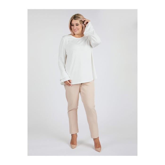 Блузка женская, размер 60, цвет белый 62786