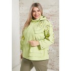 Куртка женская, размер 52, цвет светло-зелёный - Фото 4