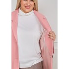 Пальто женское, размер 52, цвет светло-розовый - Фото 5