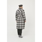 Пальто женское, размер 52, цвет серый - Фото 6