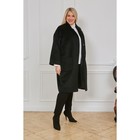 Пальто женское, размер 52, цвет чёрный - Фото 4