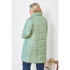Пальто женское, размер 54, цвет зелёный - Фото 6