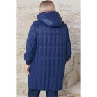 Пальто женское, размер 54, цвет синий - Фото 5