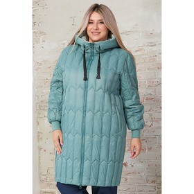 Пальто женское, размер 54, цвет хаки