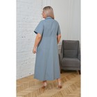 Платье женское, размер 52, цвет голубой - Фото 5