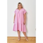 Платье женское, размер 56, цвет розовый - Фото 2