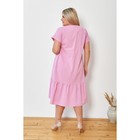 Платье женское, размер 56, цвет розовый - Фото 4