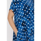 Платье женское, размер 64, цвет синий - Фото 4