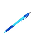 Ручка шариковая автоматическая с резиновым держателем МИКС "Винсон" стержень синий - Фото 2