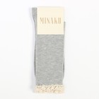 Носки женские MINAKU с рюшей цвет серый, р-р 36-39 (25-27 см) 9583342 - фото 14410011