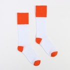 Носки женские MINAKU цвет белый/оранжевый, р-р 36-39 (23-25 см) - фото 10471885