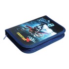 Пенал 1 секция 130 х 190 х 30 мм, с откидной планкой, текстильный, Оникс ПКТ 07-20 "Мотофристайлер" 70634 - фото 22949290