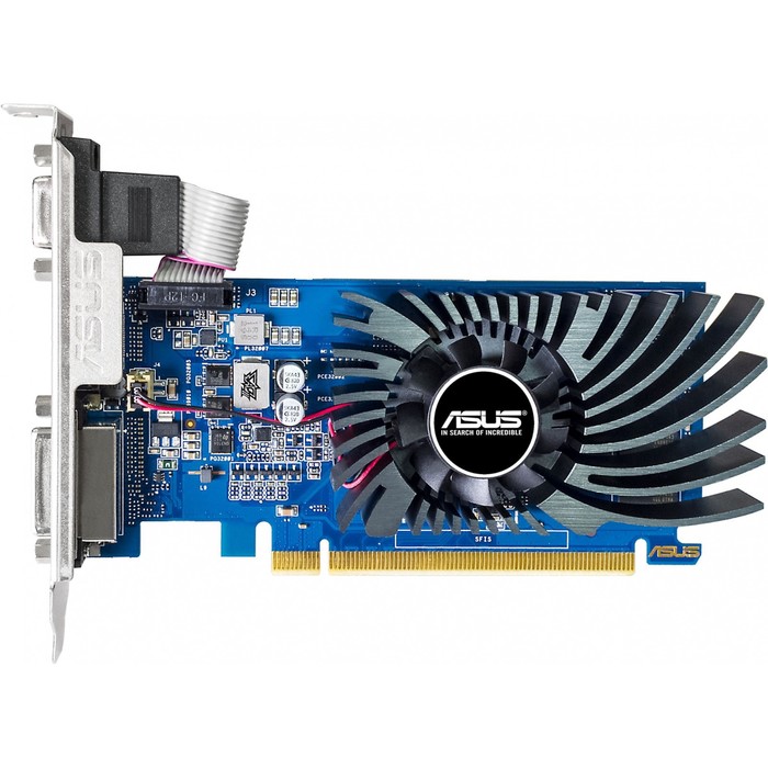 Видеокарта Asus GT730-2GD3-BRK-EVO, GeForce GT 730 2 Гб, DDR3, HDMI, DVI - Фото 1