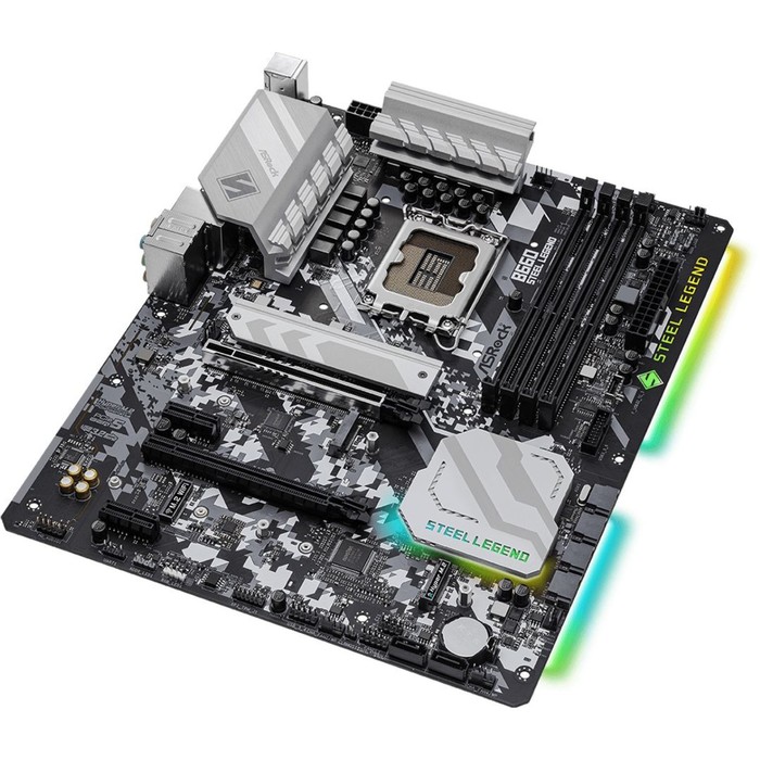 Материнская плата Asrock B660 STEEL LEGEND, LGA1700, B660, 4хDDR4, HDMI, DP, ATX - фото 51310175