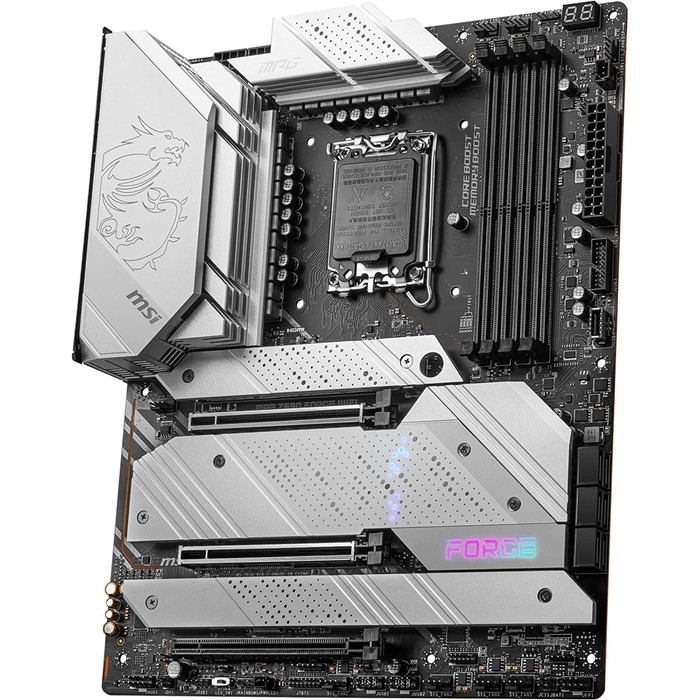 Материнская плата MSI MPG Z690 FORCE WIFI, LGA1700, Z690, 4хDDR5, HDMI, DP, ATX - фото 51310180