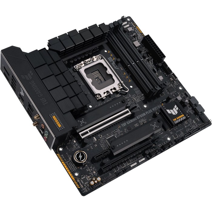 Материнская плата Asus TUF GAMING B760M-PLUS WIFI D4, LGA1700, B760, 4хDDR4, HDMI, DP, mATX   967311 - фото 51310206