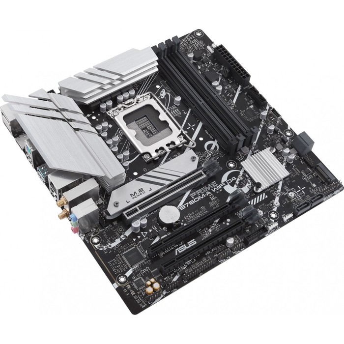 Материнская плата Asus PRIME B760M-A WIFI D4, LGA1700, B760, 4хDDR4, HDMI, DP, mATX - фото 51347469