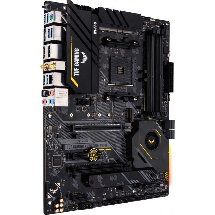 Материнская плата Asus TUF GAMING X570-PRO WI-FI, AM4, X570, 4хDDR4, HDMI, DP, ATX - фото 51347472