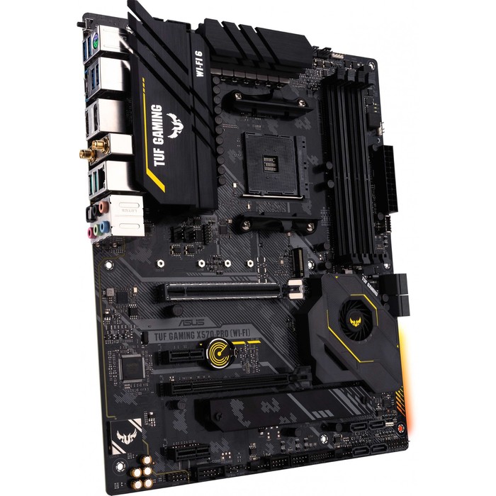 Материнская плата Asus TUF GAMING X570-PRO WI-FI, AM4, X570, 4хDDR4, HDMI, DP, ATX - фото 51347474