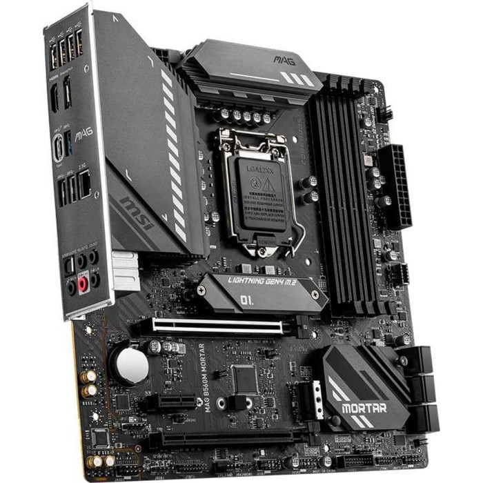 Материнская плата MSI MAG B560M MORTAR, LGA1200, B560, 4хDDR4, HDMI, DP, mATX - фото 51445021