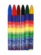 Мелки восковые 6 цветов «Классика», круглые - Фото 3