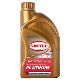 

Масло моторное Sintec 10/40 SN/CF, платинум, синтетическое, 1 л