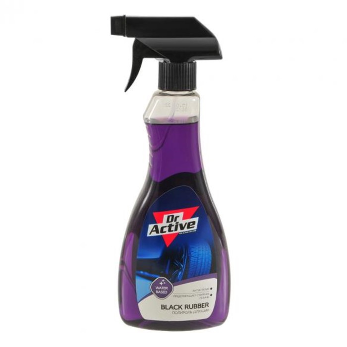 Полироль для шин Sintec Dr.Active Black Rubber, 500 мл - Фото 1