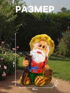 Садовая фигура из полистоуна «Гном - лесовик», 49×27×35 см - Фото 2