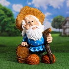 Садовая фигура из полистоуна «Гном - лесовик», 49×27×35 см - Фото 9