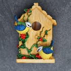 Садовая фигура "Скворечник с птичкой" 21х16х12см - фото 24399026
