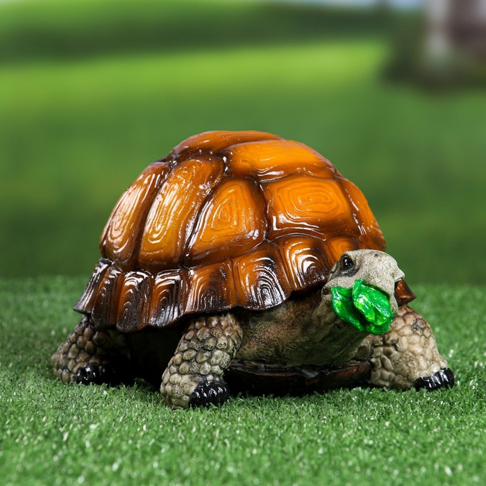 Садовая фигура "Черепаха" средняя, 22х15,5х13см - Фото 1