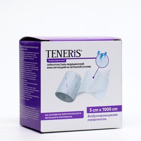 Лейкопластырь бактерицидный Teneris 5 х 1000 cм на нетканой основе