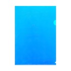 Папка уголок А4 180мкм, Calligrata DeLuxe, черничный, непрозрачный, с тиснением - Фото 5