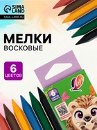 Мелки восковые, 6 цветов, «Луч», шестигранные - Фото 6