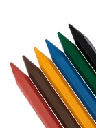 Мелки восковые 6 цветов ZOO, шестигранные - Фото 8