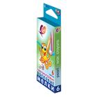 Мелки восковые 6 цветов «Перламутровые», шестигранные - Фото 4