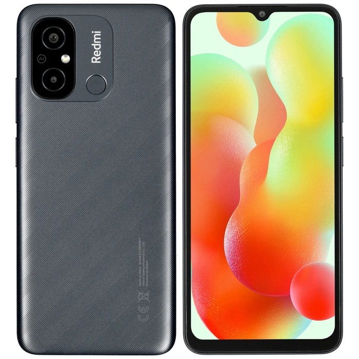 

Смартфон Xiaomi Redmi 12C, 6.71", 4Гб, 128Гб, 50 Мп, LTE, NFC, 5000мАч, серый
