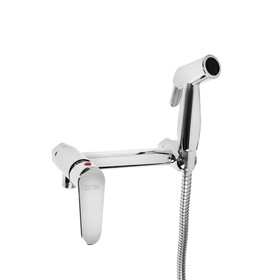 {{photo.Alt || photo.Description || 'УЦЕНКА Смеситель с гигиеническим душем ZEIN, картридж керамика 35 мм, цинк, хром'}}