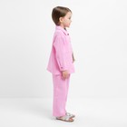 Костюм (рубашка и брюки) детский KAFTAN "Муслин", р.36 (134-140 см) розовый 9571675 - фото 413083 Костюм (рубашка и брюки) детский KAFTAN "Муслин", р.36 (134-140 см) розовый 9571675 - фото 413083