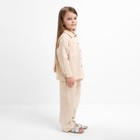 Костюм (рубашка и брюки) детский KAFTAN "Муслин", р.30 (98-104 см) молочный - Фото 2